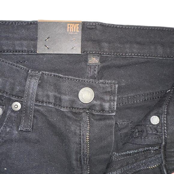 NWT Frye Addie Mid Rise Black Skinny Jeans 26 - Picture 5 of 9